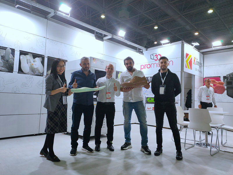 亮相土耳其AYSAF展 Kings工业级3D打印机在现场喜签三单 亮相土耳其AYSAF展 Kings工业级3D打印机在现场喜签三单